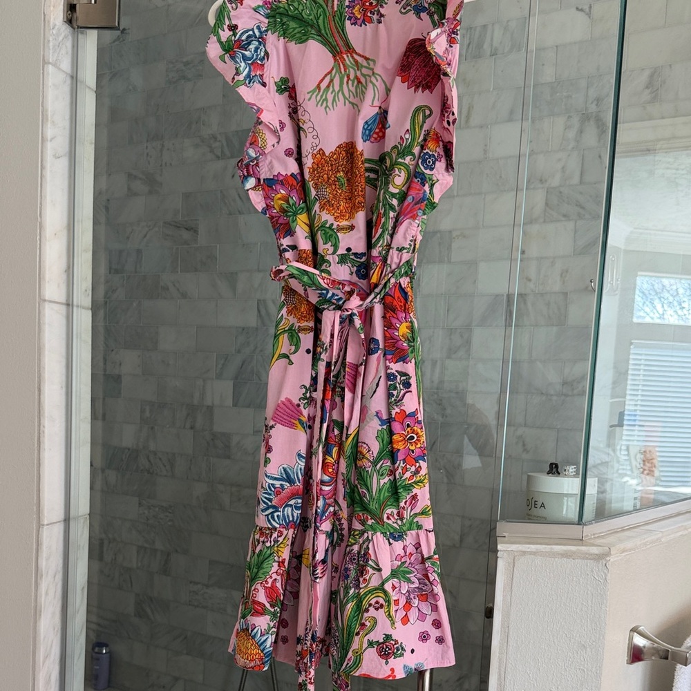 Banjanan Pink Floral Mini Dress